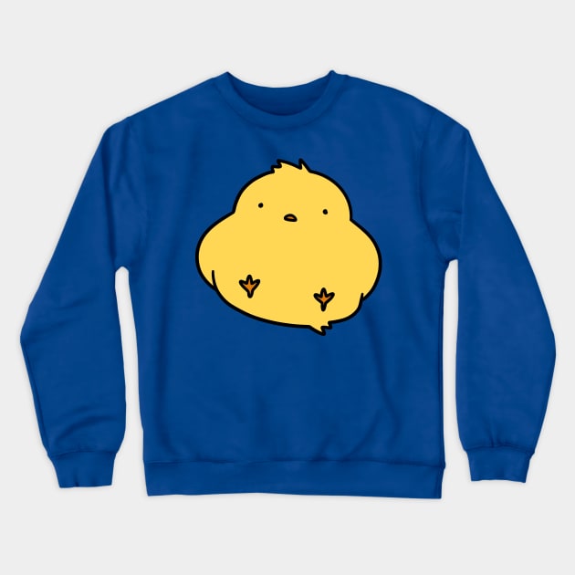 Chubby Yellow Bird Crewneck Sweatshirt by saradaboru